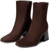 image:imageDREAM PAIRS Womens Square Toe Ankle BootsBrown