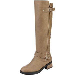 image:imageDREAM PAIRS Womens Knee High Boots Wide Calf Tall BootsKhaki