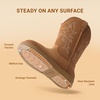 image:imageDREAM PAIRS Cowboy Boots for Women Western Winter BootsChestnut