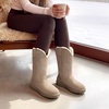 image:imageDREAM PAIRS Cowboy Boots for Women Western Winter BootsSand