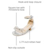 image:imageDREAM PAIRS Girls Dress Sandals BowSilver