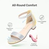 image:imageDREAM PAIRS Girls Sandals Low Heel Dress PumpsSilver