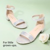 image:imageDREAM PAIRS Girls Sandals Low Heel Dress PumpsSilver