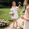 image:imageDREAM PAIRS Girls Sandals Low Heel Dress PumpsWhite