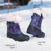 image:imageDREAM PAIRS Girls Snow Waterproof Winter BootsPurpleFuchsia