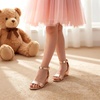 image:imageDREAM PAIRS Girls Wedge Platform SandalsChampagne