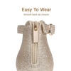 image:imageDREAM PAIRS Girls Wedge Platform SandalsGold