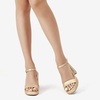 image:imageDREAM PAIRS Heels for Women Block Chunky Platform SandalGold