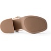 image:imageDREAM PAIRS Heels for Women Block Chunky Platform SandalNudenubuck