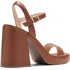 image:imageDREAM PAIRS Heels for Women Block Chunky Platform SandalTan