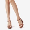 image:imageDREAM PAIRS Heels for Women Block Chunky Platform SandalTan