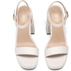 image:imageDREAM PAIRS Heels for Women Block Chunky Platform SandalWhite