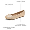 image:imageDREAM PAIRS Womens Ballet Flats ShoesGoldGlitter