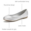 image:imageDREAM PAIRS Womens Ballet Flats ShoesSilverGlitter