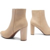 image:imageDREAM PAIRS Womens Chunky Heel Ankle BootiesNude