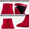 image:imageDREAM PAIRS Womens Chunky Heel Ankle BootiesRed