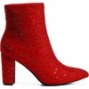 image:imageDREAM PAIRS Womens Chunky Heel Ankle BootiesRedrhinestone