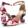 image:imageDREAM PAIRS Womens Coco High Heels Chunky PumpsFloral