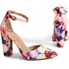 image:imageDREAM PAIRS Womens Coco High Heels Chunky PumpsFloral