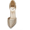 image:imageDREAM PAIRS Womens Coco High Heels Chunky PumpsGoldGlitter