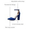 image:imageDREAM PAIRS Womens Coco High Heels Chunky PumpsRoyalBlue