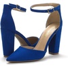 image:imageDREAM PAIRS Womens Coco High Heels Chunky PumpsRoyalBlue