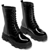 image:imageDREAM PAIRS Womens Combat Boots Lace up Mid Calf BootsBlack