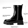 image:imageDREAM PAIRS Womens Combat Boots Lace up Mid Calf BootsBlack