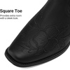 image:imageDREAM PAIRS Womens Cowboy Cowgirl MId calf BootsAll Black