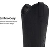 image:imageDREAM PAIRS Womens Cowboy Cowgirl MId calf BootsAll Black