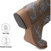 image:imageDREAM PAIRS Womens Cowboy Cowgirl MId calf BootsDark Brown