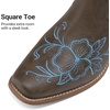 image:imageDREAM PAIRS Womens Cowboy Cowgirl MId calf BootsDark Brown