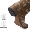 image:imageDREAM PAIRS Womens Cowboy Cowgirl MId calf BootsTan