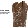 image:imageDREAM PAIRS Womens Cowboy Cowgirl MId calf BootsTan