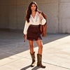 image:imageDREAM PAIRS Womens Cowboy Cowgirl MId calf BootsTan