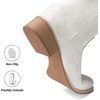image:imageDREAM PAIRS Womens Cowboy Cowgirl MId calf BootsWhite