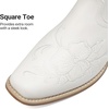 image:imageDREAM PAIRS Womens Cowboy Cowgirl MId calf BootsWhite