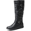 image:imageDREAM PAIRS Womens Wide Calf Flat Tall Knee High BootsSummitblack