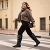 image:imageDREAM PAIRS Womens Wide Calf Flat Tall Knee High BootsSummitblack