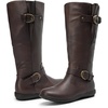 image:imageDREAM PAIRS Womens Wide Calf Flat Tall Knee High BootsSummitbrown