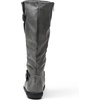 image:imageDREAM PAIRS Womens Wide Calf Flat Tall Knee High BootsSummitgrey