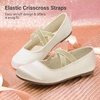 image:imageDream Pairs Girls Ballerina Dress Shoes Mary Jane FlatsIvory