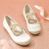 image:imageDream Pairs Girls Ballerina Dress Shoes Mary Jane FlatsIvory