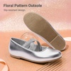 image:imageDream Pairs Girls Ballerina Dress Shoes Mary Jane FlatsSilver1