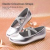 image:imageDream Pairs Girls Ballerina Dress Shoes Mary Jane FlatsSilver1