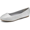 image:imageDREAM PAIRS Womens Ballet Flats ShoesSilverGlitter