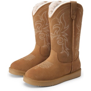 image:imageDREAM PAIRS Cowboy Boots for Women Western Winter BootsChestnut