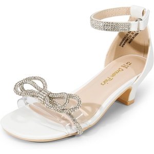 image:imageDREAM PAIRS Girls Dress Sandals BowWhite