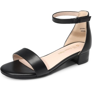 image:imageDREAM PAIRS Girls Sandals Low Heel Dress PumpsBlack