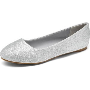 image:imageDREAM PAIRS Womens Ballet Flats ShoesSilverGlitter